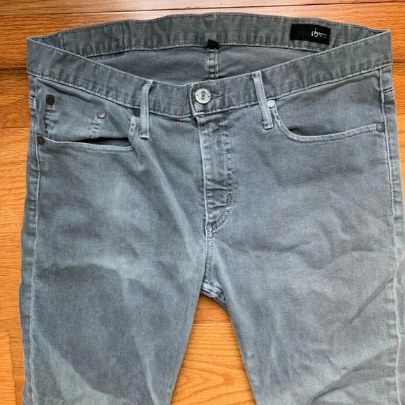 THVM Them Atelier Men's Jeans 32 X 33 Skinny Gray Premium Denim Made In USA - Picture 10 of 10